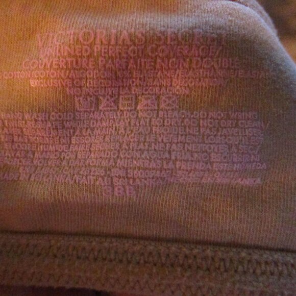 Victoria's Secret Beige Cotton Unlined Perfect Coverage Bra Size 38B - Picture 7 of 7